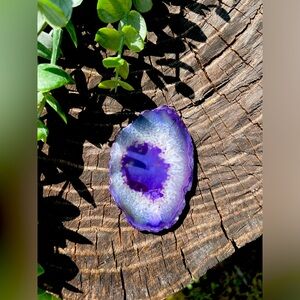 🪻Purple Agate Slice